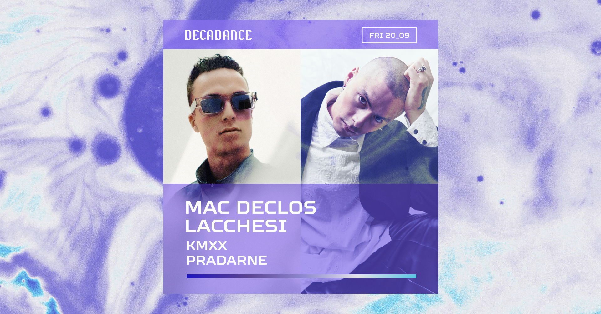 Artwork van Decadance pres. Mac Declos &amp; Lacchesi, in opdracht van Decadance