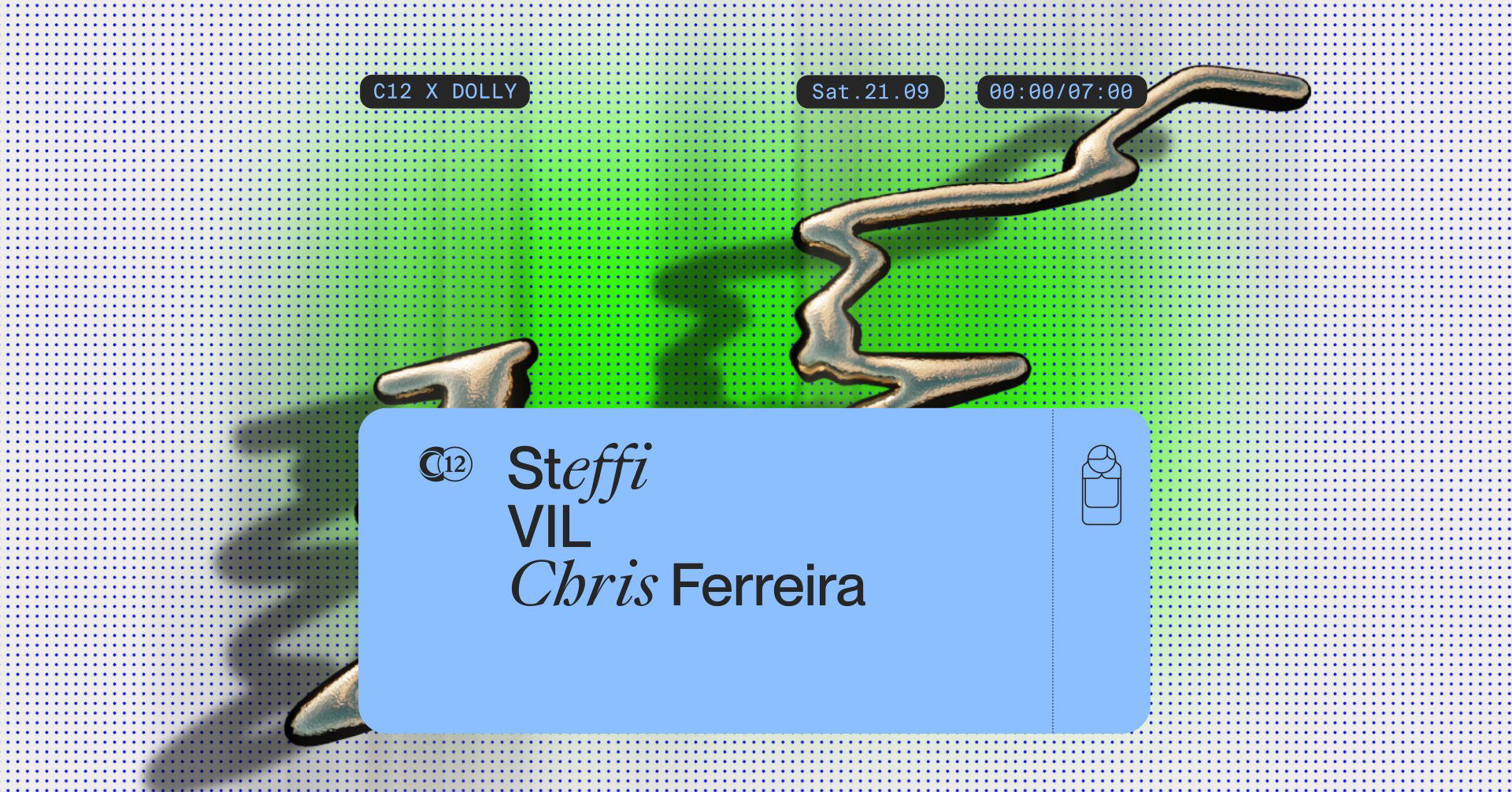 Artwork van C12 x Dolly: Steffi, VIL &amp; Chris Ferreira, in opdracht van C12