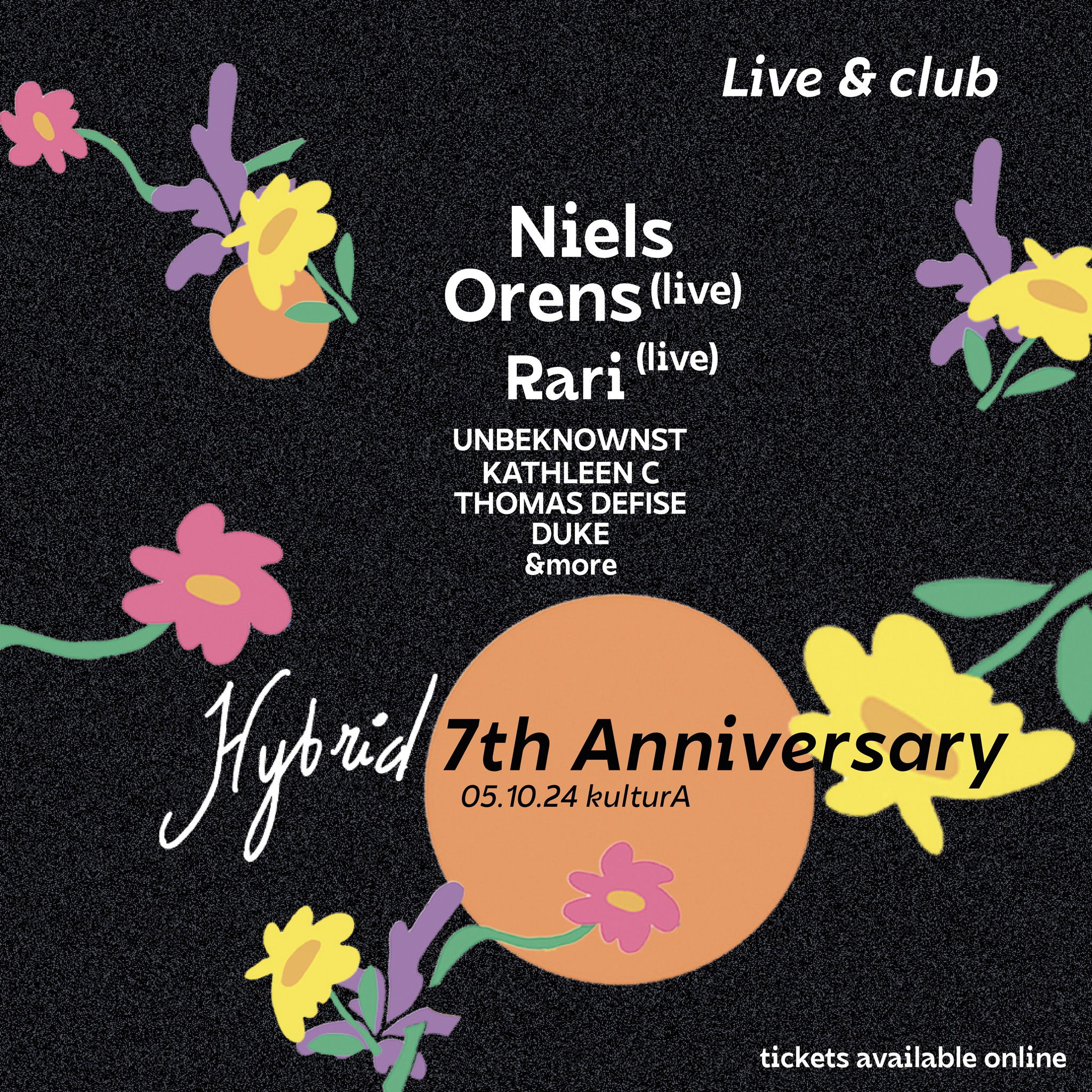 Promo van Hybrid 7-Year Anniversary, in opdracht van Hybrid Nights