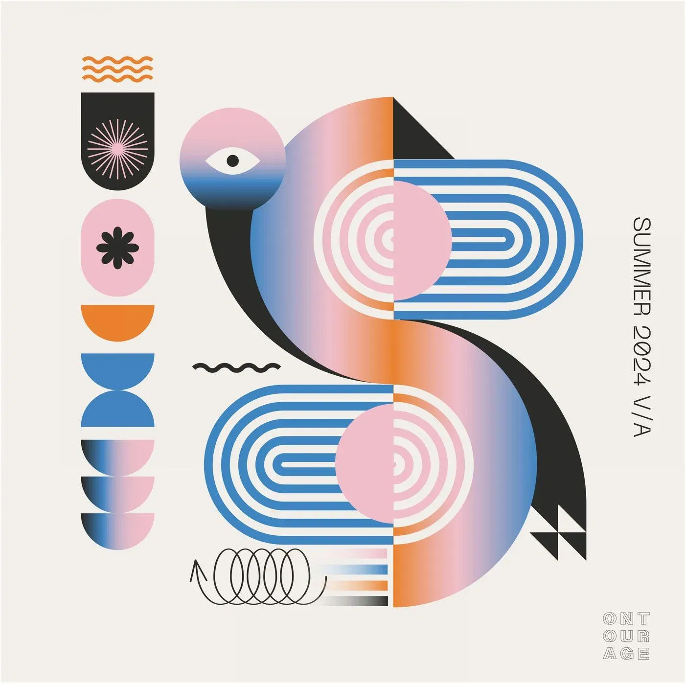 Artwork van Ontourage Summer 2024, in opdracht van Ontourage Music