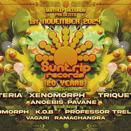 Artwork van 20 Years Sunstrip Records , in opdracht van Sunstrip records