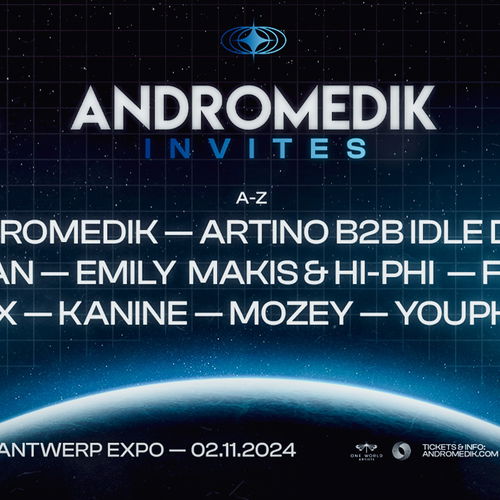 Artwork van Andromedik Invites ✧ Antwerp Expo, in opdracht van Andromedik