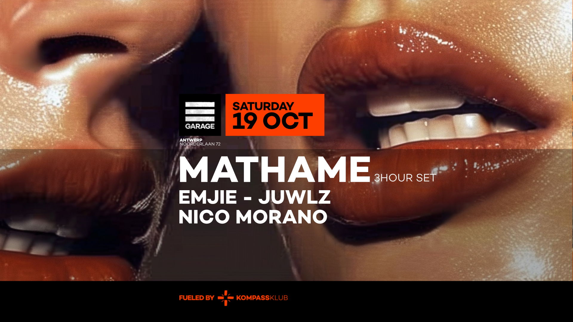 Promo van Mathame at Garage, in opdracht van Garage Klub