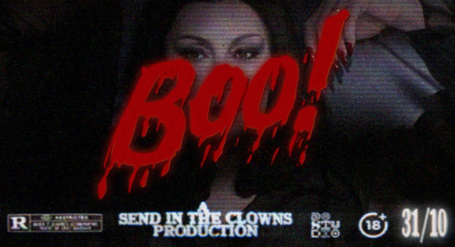 Promo van Send in the Clowns presents BOO!, in opdracht van Send In The Clowns