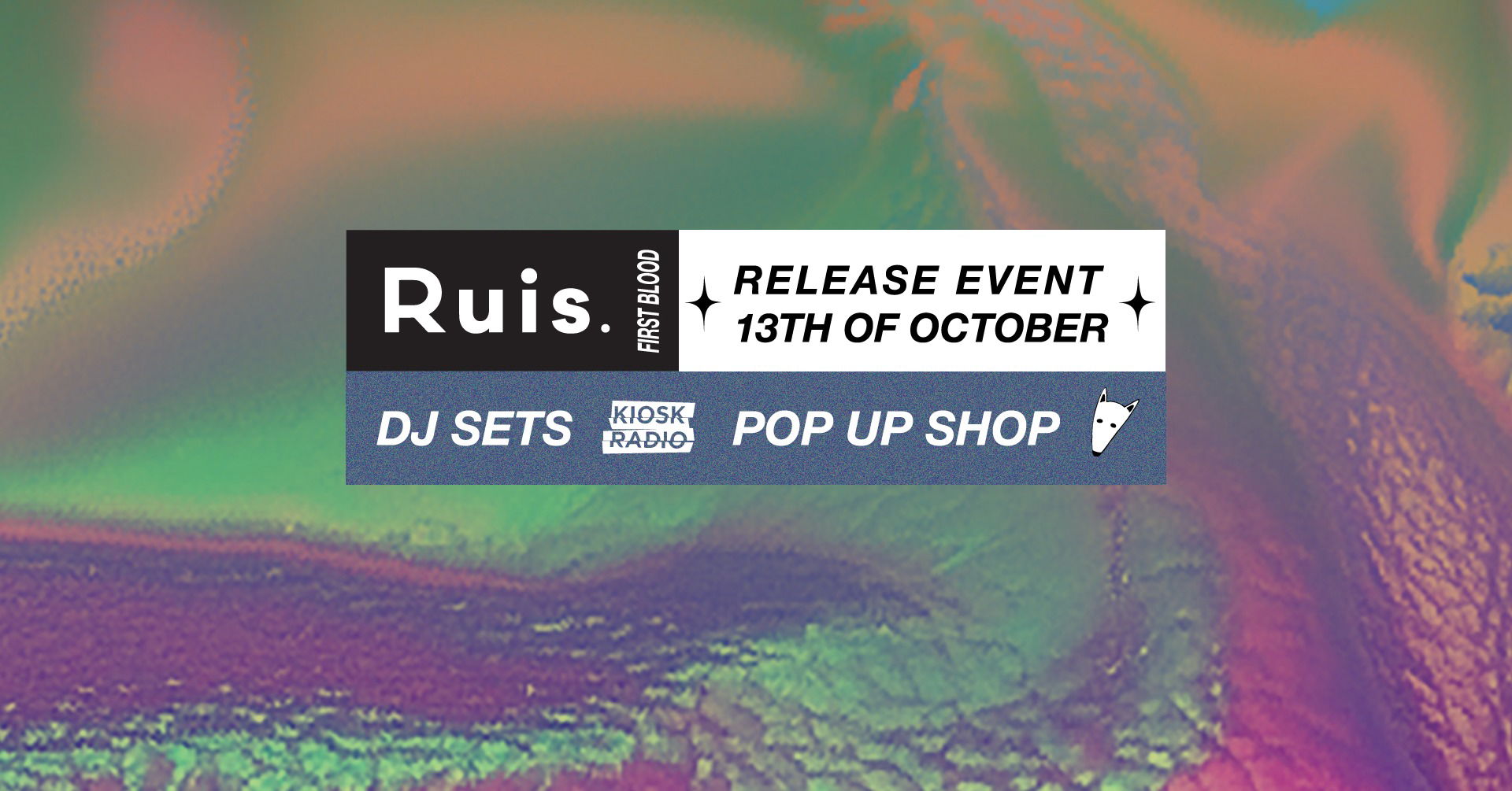 Promo van JSD003 // FIRST BLOOD - Release event, in opdracht van Ruis.