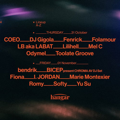 Artwork van HANGAR HALLOWEEN 2024 – 2-DAY INDOOR RAVE, in opdracht van Hangar
