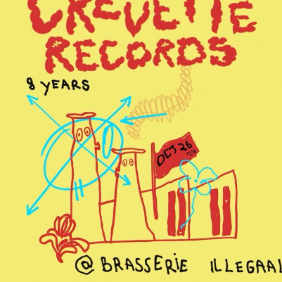 Artwork van CREVETTE 8 YEARS ～ DAYTIME GATHERING ㋛, in opdracht van Crevette Records