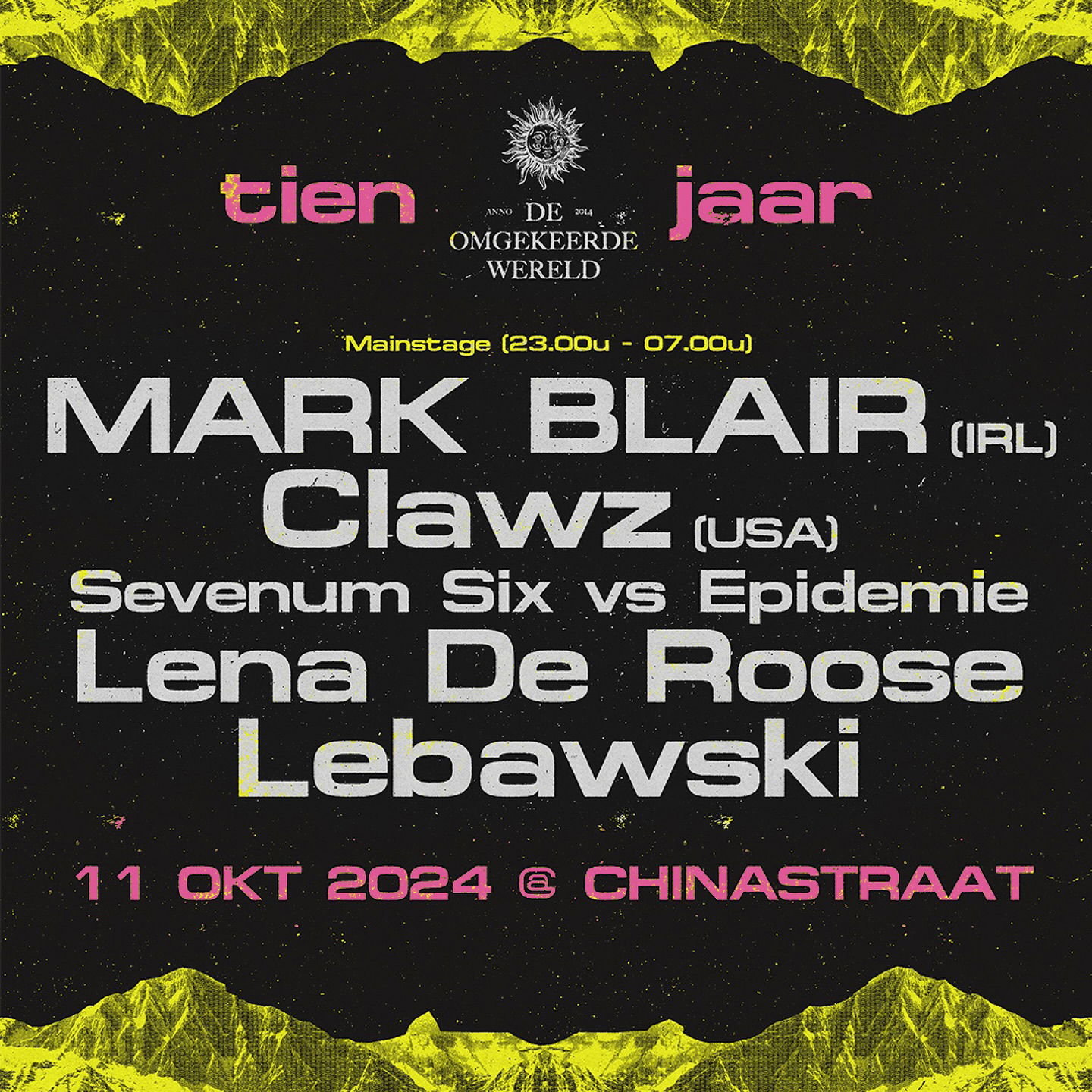 Promo van 10 jaar Omgekeerde Wereld, in opdracht van Chinastraat