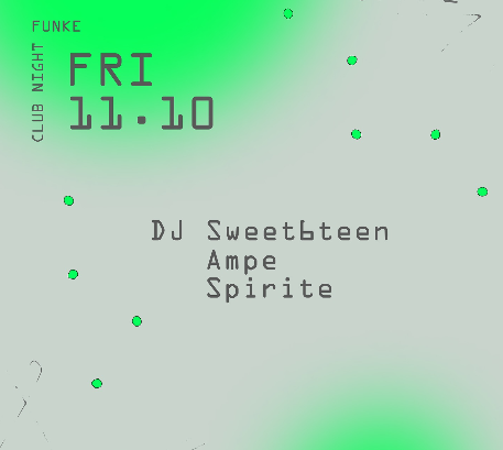 Artwork van Funke_DJ Sweet6teen, Ampe, Spirite, in opdracht van Funke
