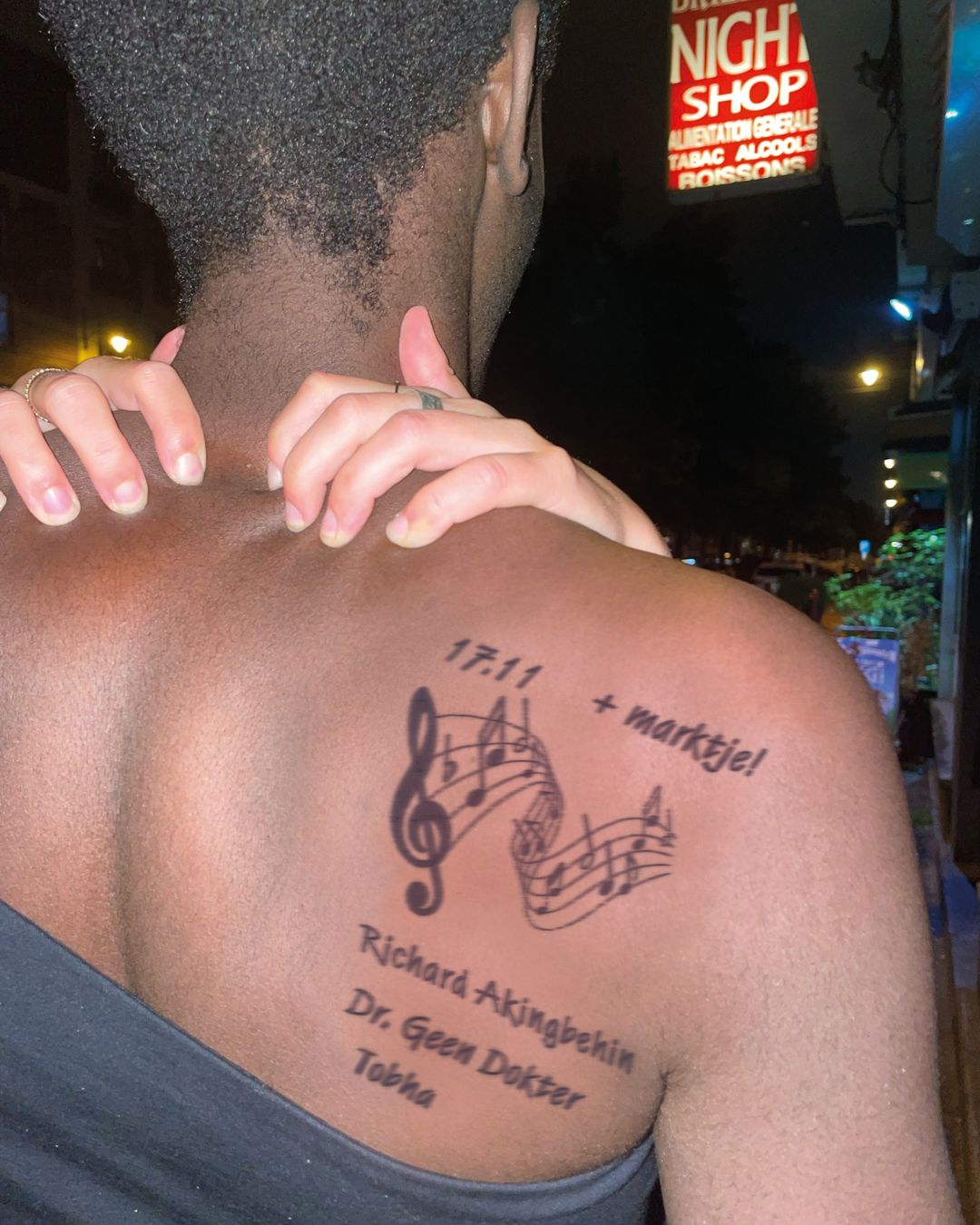 Promo van nacht met Richard Akingbehin, Tobha, Dr. Geen Dokter, in opdracht van nacht