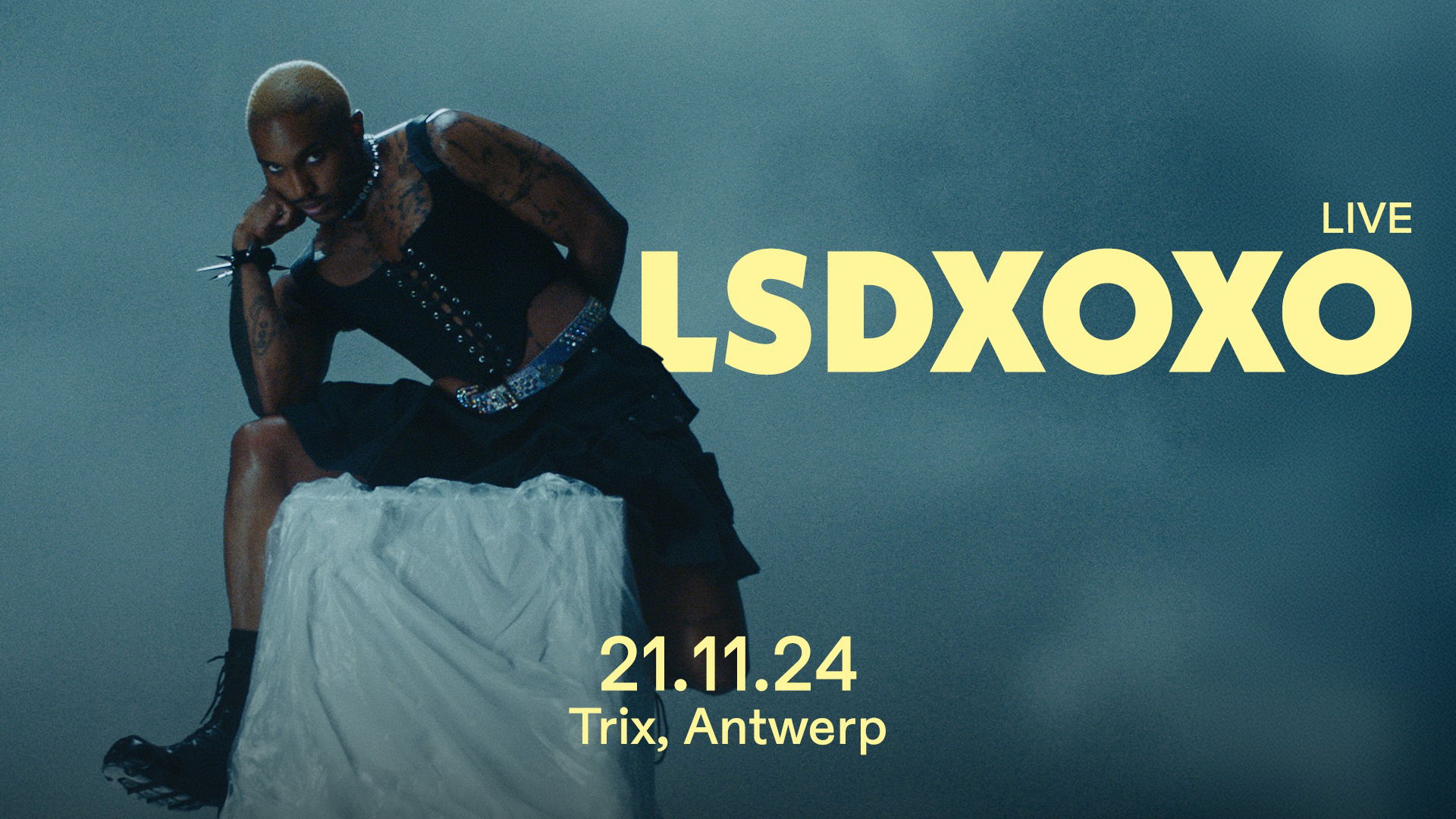 Artwork van LSDXOXO (LIVE), in opdracht van Trix