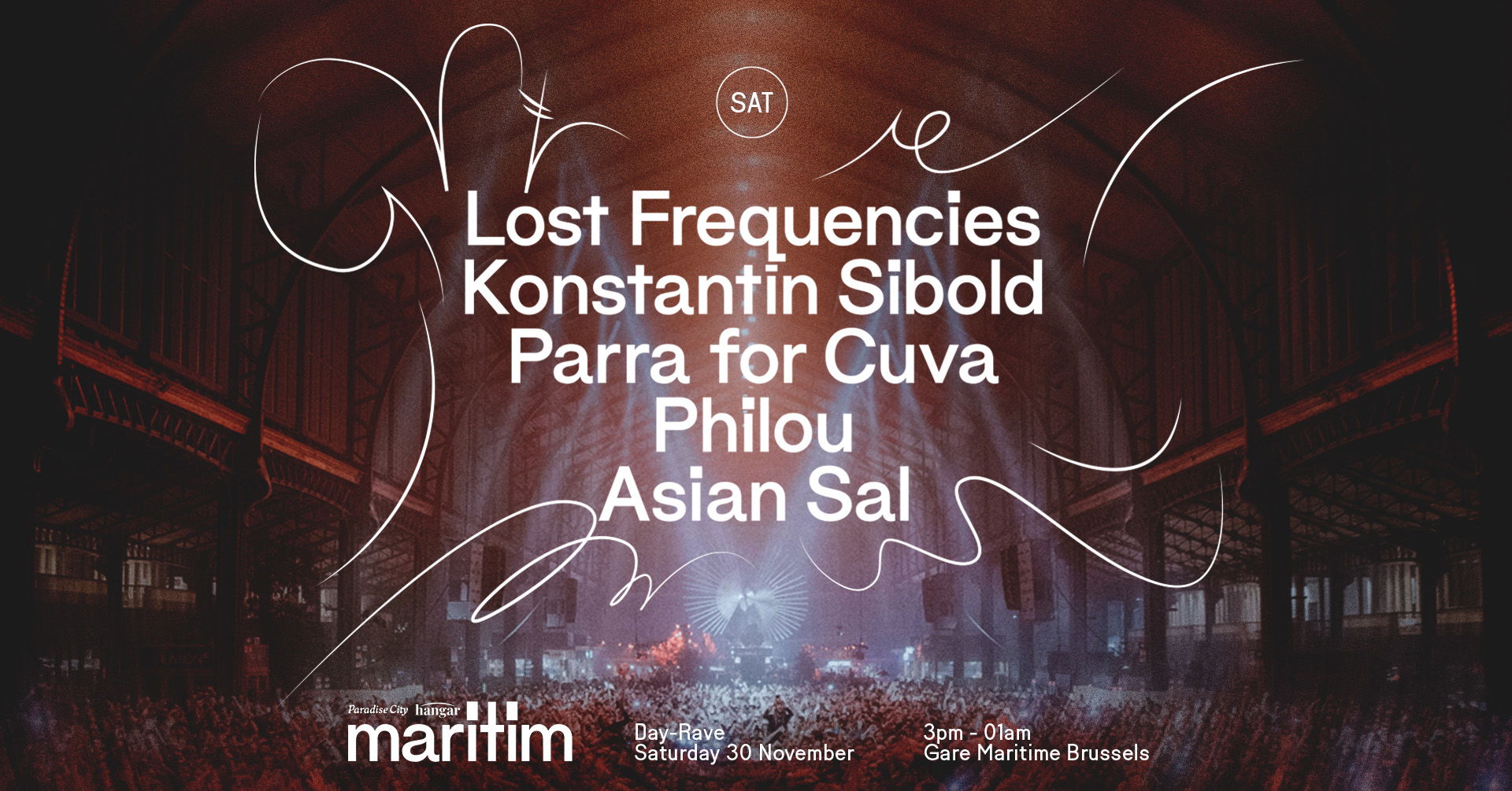 Artwork van maritim invites Lost Frequencies, Konstantin Sibold &amp; more, in opdracht van maritim