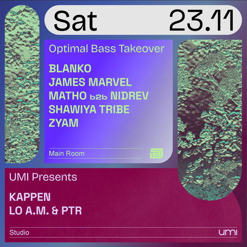Promo van UMI x Optimal Bass, in opdracht van UMI