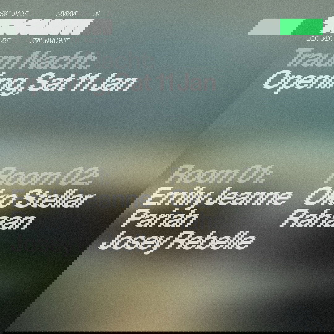 Promo van Traum Nacht: Opening, in opdracht van Traum