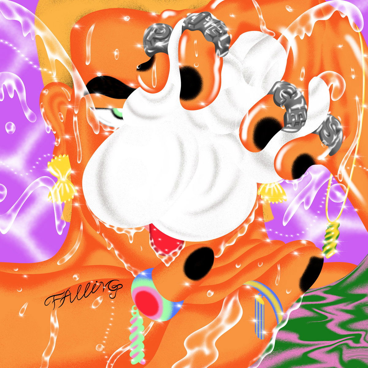 Artwork van Pieces, Falling, in opdracht van Bi Disc