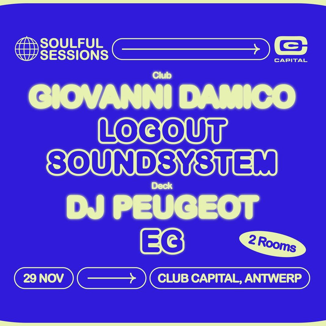 Artwork van Soulful Sessions at Club Capital (2 rooms), in opdracht van Soulful Sessions