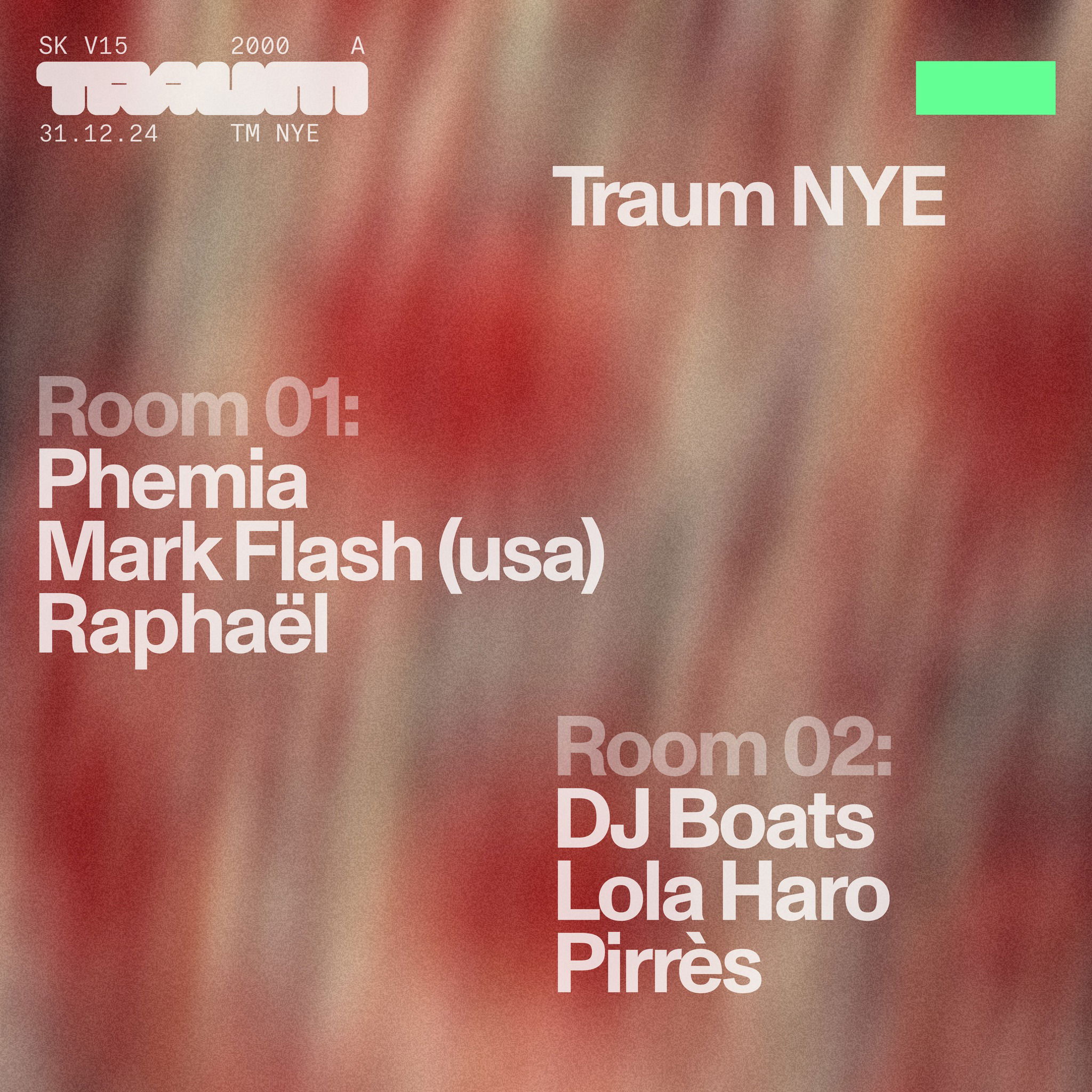 Promo van Traum Nacht: NYE, in opdracht van Traum