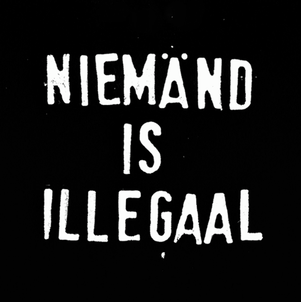 Logo van Niemand is illegaal