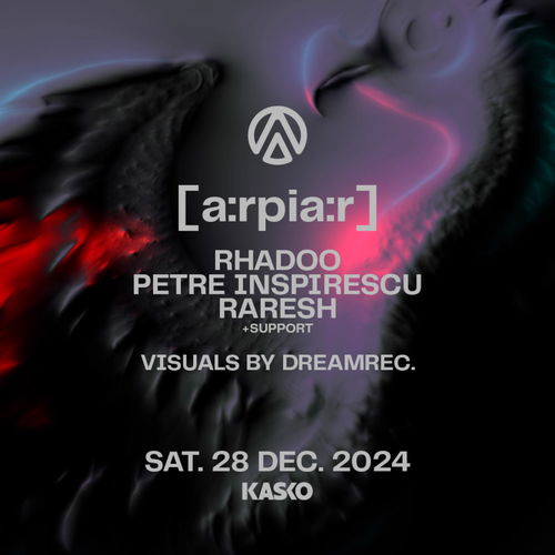 Artwork van Ampere presents [a:rpia:r] Rhadoo, Petre Inspirescu, Raresh + Dreamrec. visuals, in opdracht van Ampere