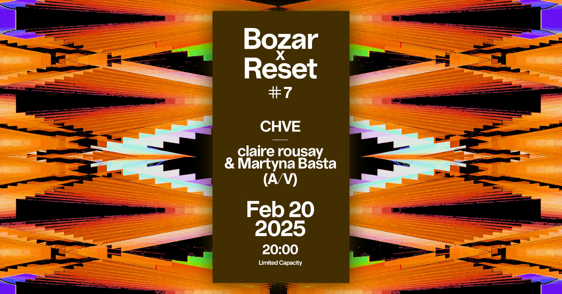 Promo van Bozar x Reset #7 : CHVE – Pavel Milyakov &amp; Martyna Basta, in opdracht van Bozar en Reset