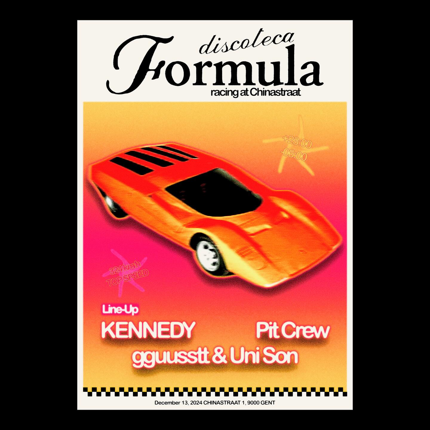 Promo van Formula at Chinastraat w/ Kennedy, gguusstt b2b Uni Son &amp; Pit Crew, in opdracht van Formula