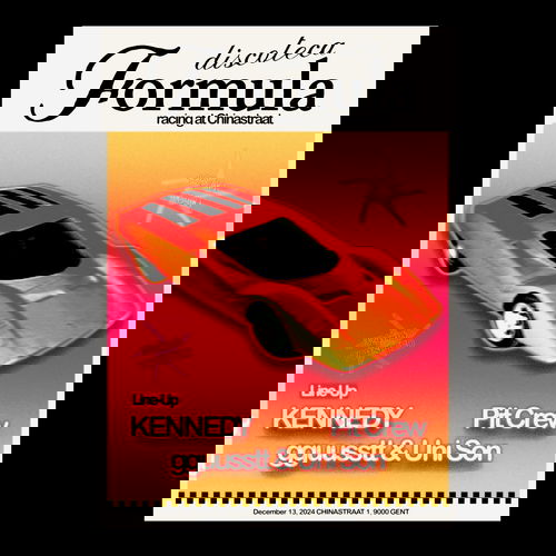 Promo van Formula at Chinastraat w/ Kennedy, gguusstt b2b Uni Son &amp; Pit Crew, in opdracht van Formula
