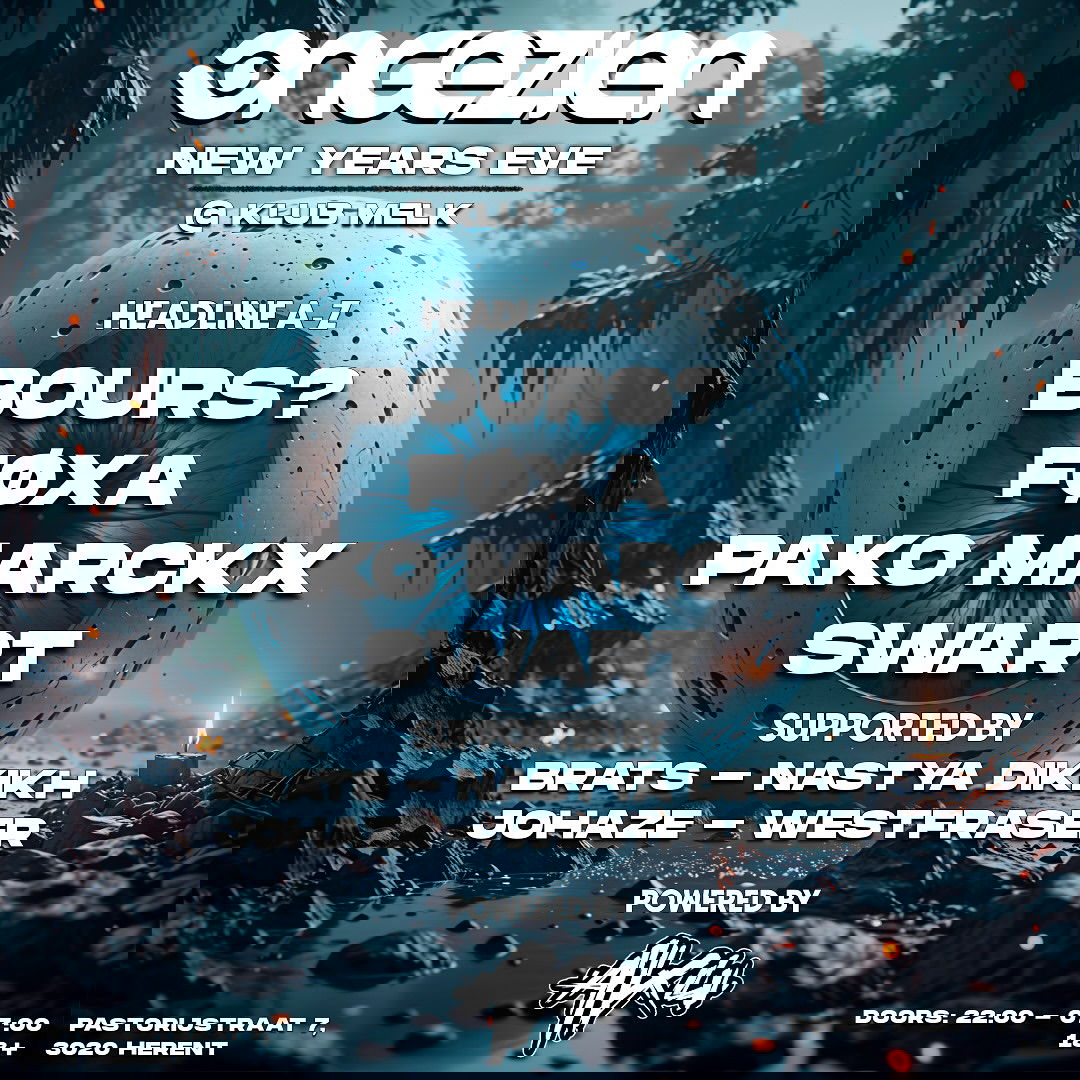 Promo van ONGEZIEN NYE met Bours?, Føxa, Pako Marckx, …, in opdracht van Ongezien