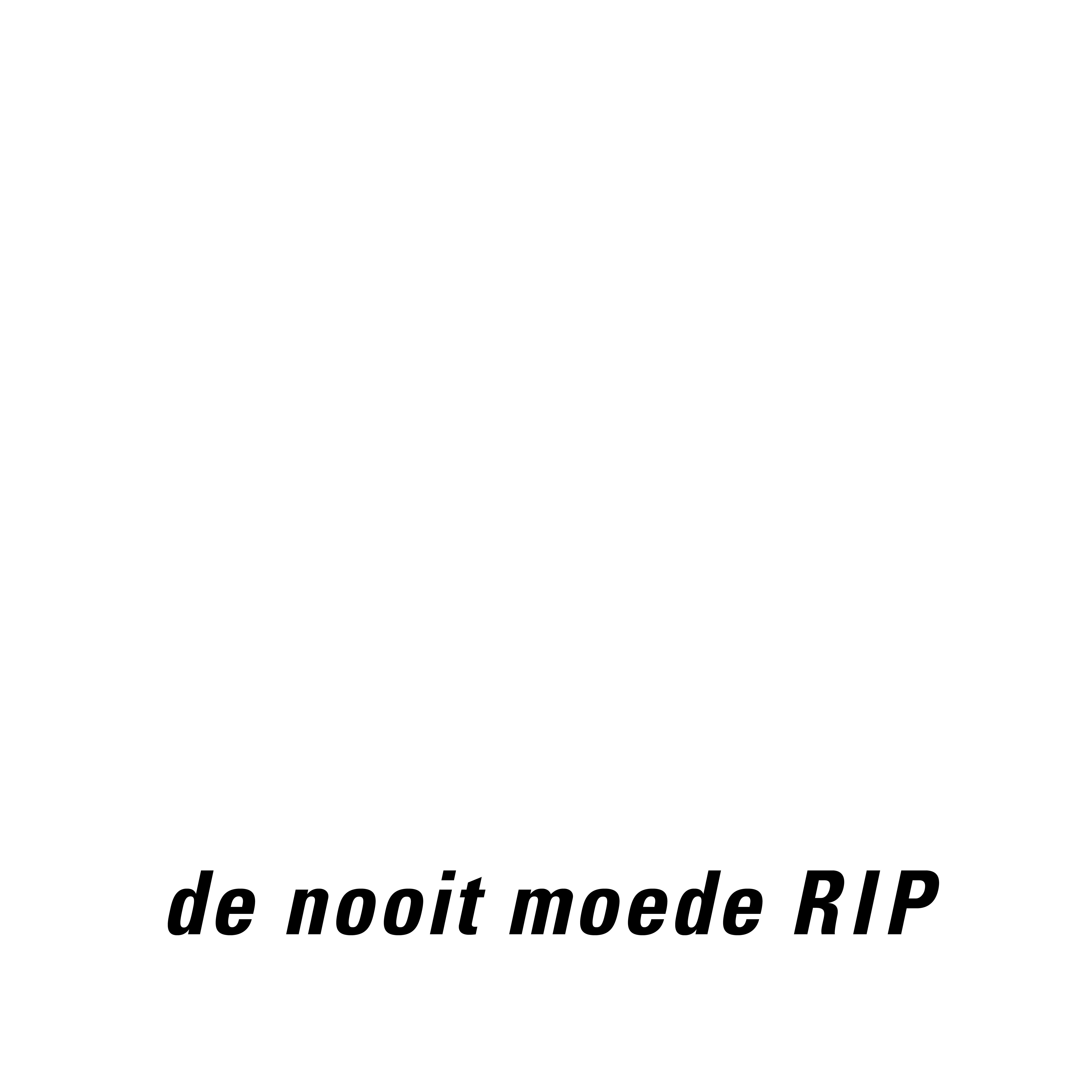 Artwork van RIP, in opdracht van De Nooit Moede