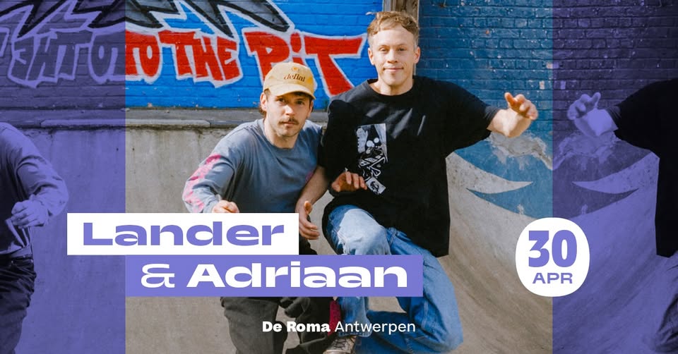Promo van Lander &amp; Adriaan in De Roma, in opdracht van De Roma