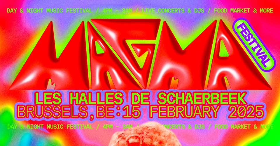 Promo van Magma Festival @ Les Halles de Schaerbeek, in opdracht van Magma en Les Halles de Schaerbeek