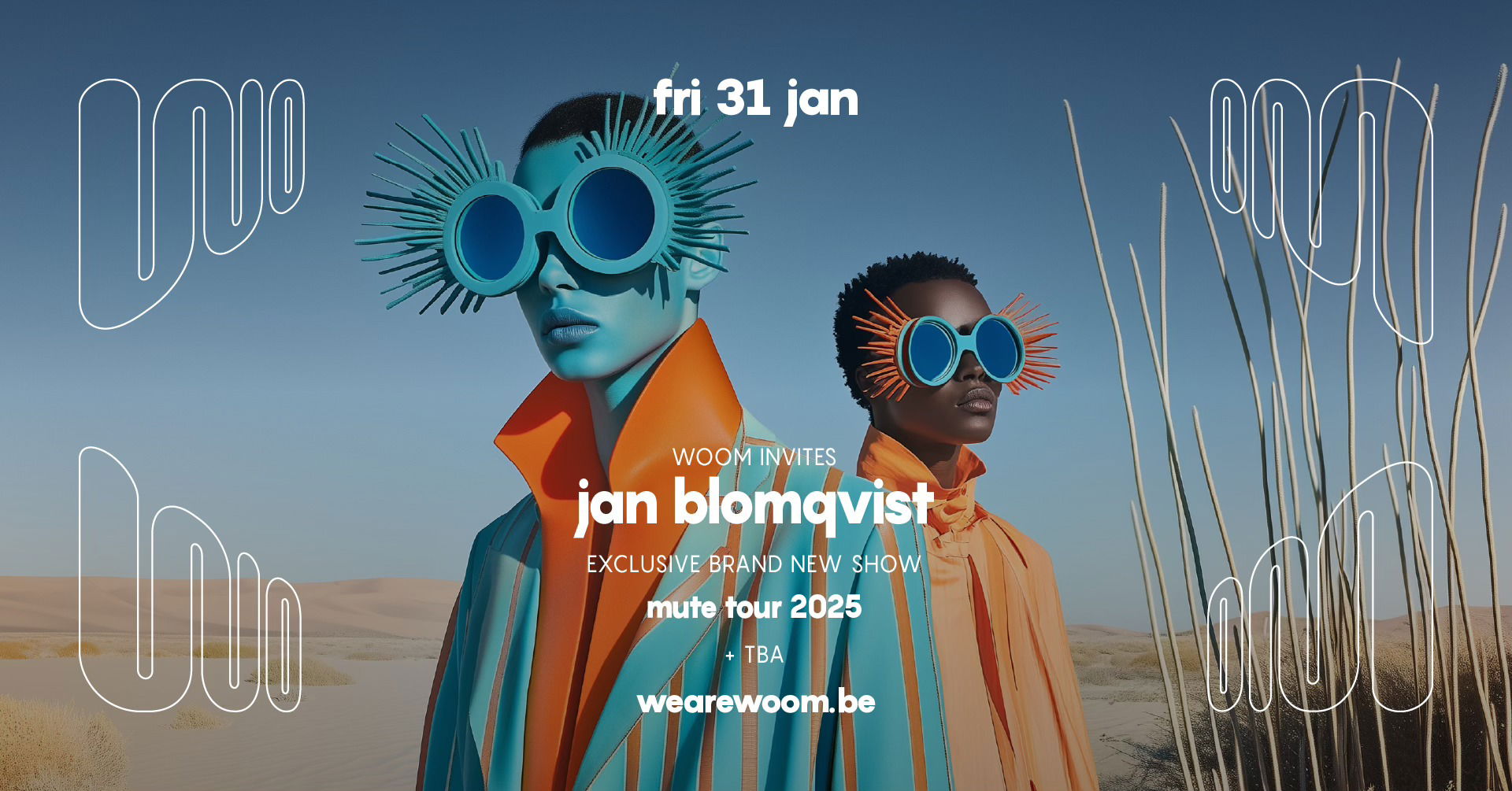 Promo van WOOM invites JAN BLOMQVIST w/ live band | MUTE Album Tour, in opdracht van WOOM