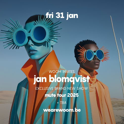 Promo van WOOM invites JAN BLOMQVIST w/ live band | MUTE Album Tour, in opdracht van WOOM