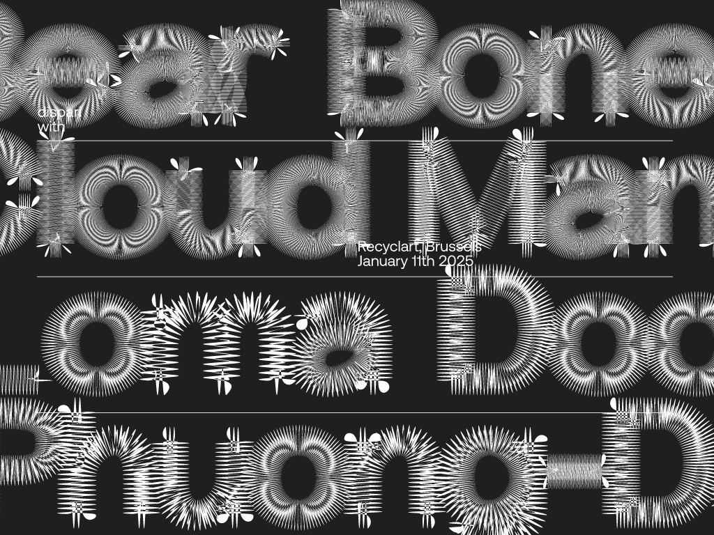 Promo van dispari w/ Bear Bones, Lay Low &amp; Cloud Management + Loma Doom + Phuong-Dan, in opdracht van Phuong-Dan