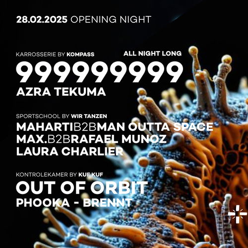 Artwork van 999999999 at Kompass (ALL NIGHT LONG), in opdracht van Kompass
