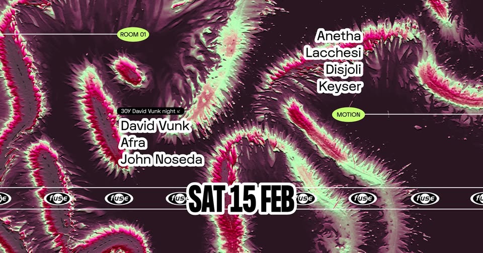 Promo van Fuse presents: Anetha &amp; 30Y David Vunk, in opdracht van Fuse