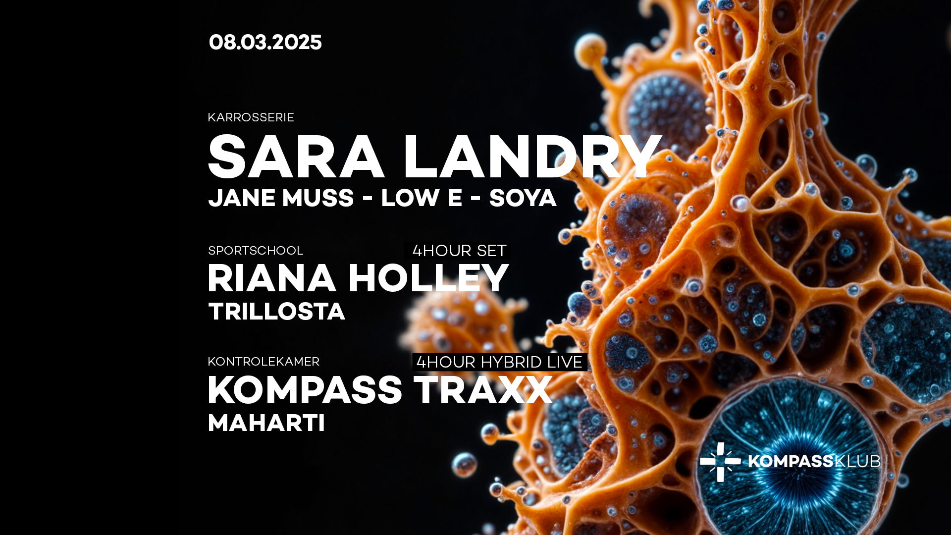 Artwork van Sara Landry at Kompass, in opdracht van Kompass