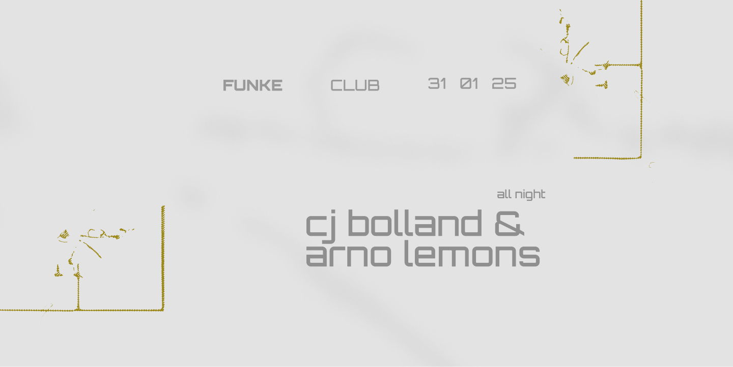 Promo van CLUB NIGHT: CJ Bolland &amp; Arno Lemons, in opdracht van Funke
