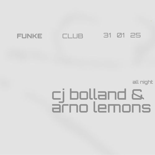 Promo van CLUB NIGHT: CJ Bolland &amp; Arno Lemons, in opdracht van Funke