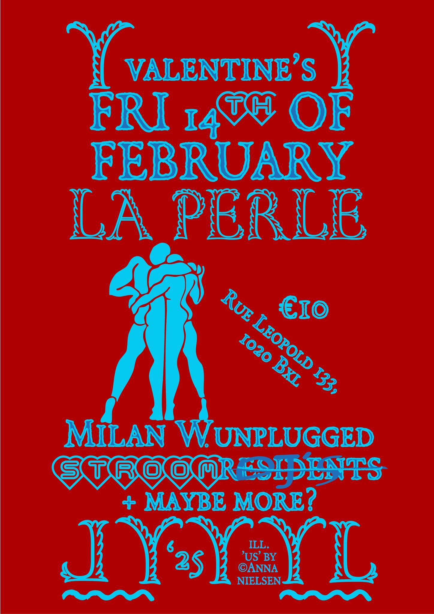 Promo van STROOM x La Perle Presents: The Fear In My Heart, Cardiocleptomanie and More, in opdracht van STROOM