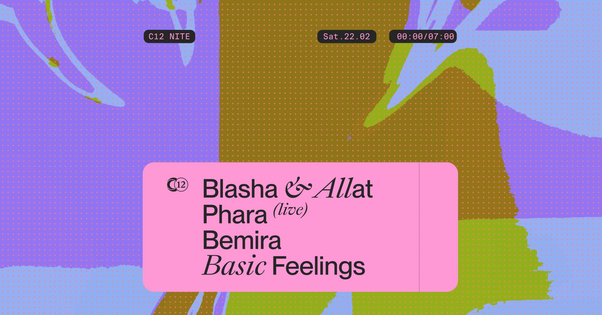 Promo van C12 Nite, in opdracht van C12