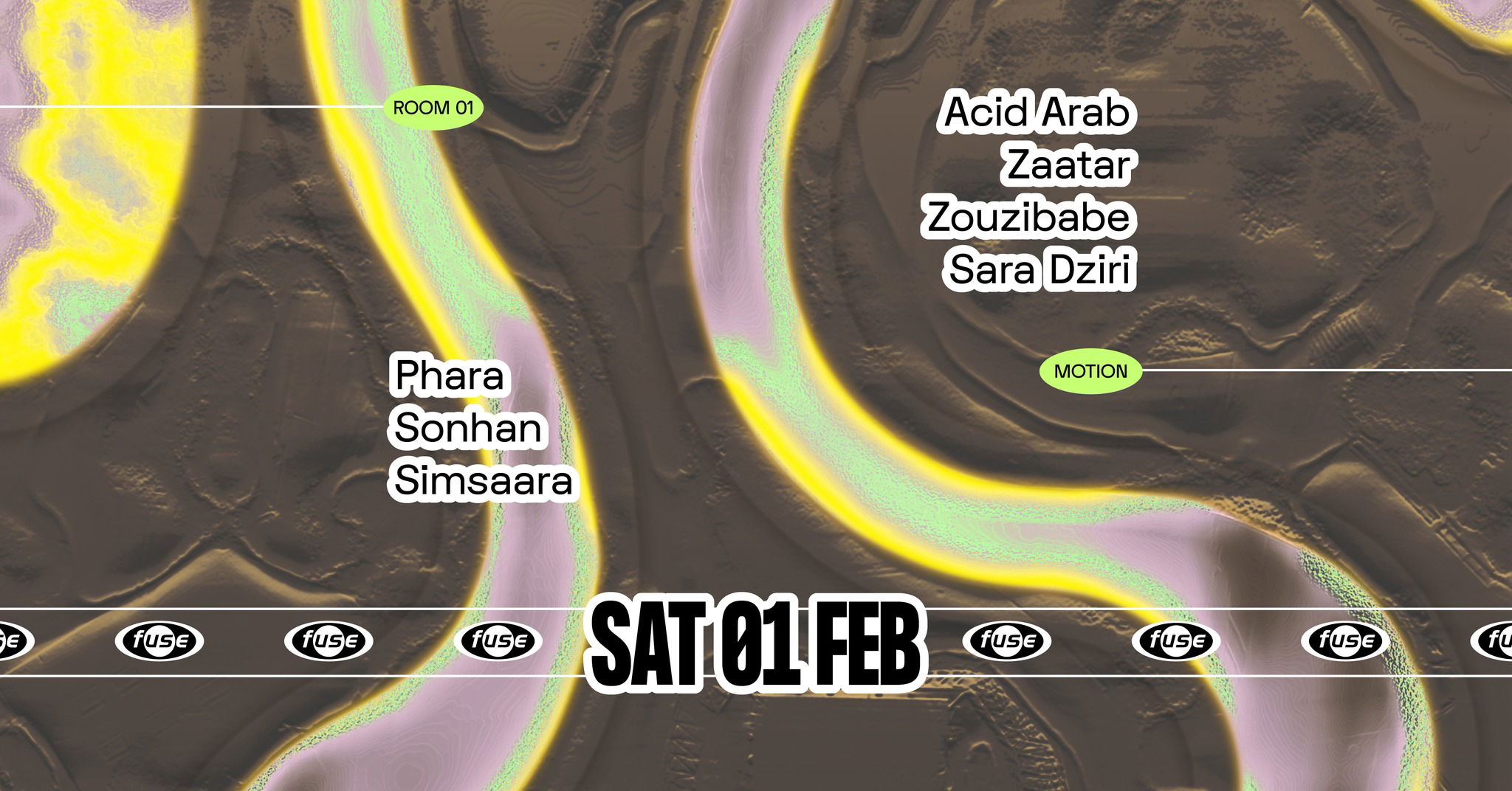 Artwork van Fuse presents: Acid Arab, in opdracht van Fuse