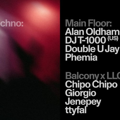 Artwork van Traum On Techno: Alan Oldham aka DJ T-1000, in opdracht van Traum