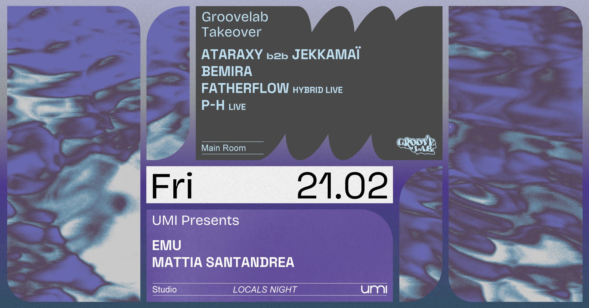 Promo van UMI Presents Mattia Satandrea x Groovelab takeover, in opdracht van UMI