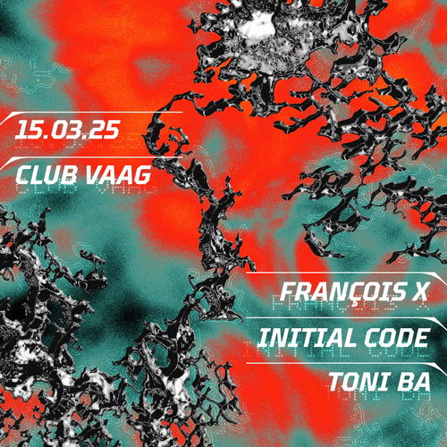 Promo van KOMPRESSOR @ClubVaag W/ François X, TONI BA &amp; Initial Code, in opdracht van Club Vaag