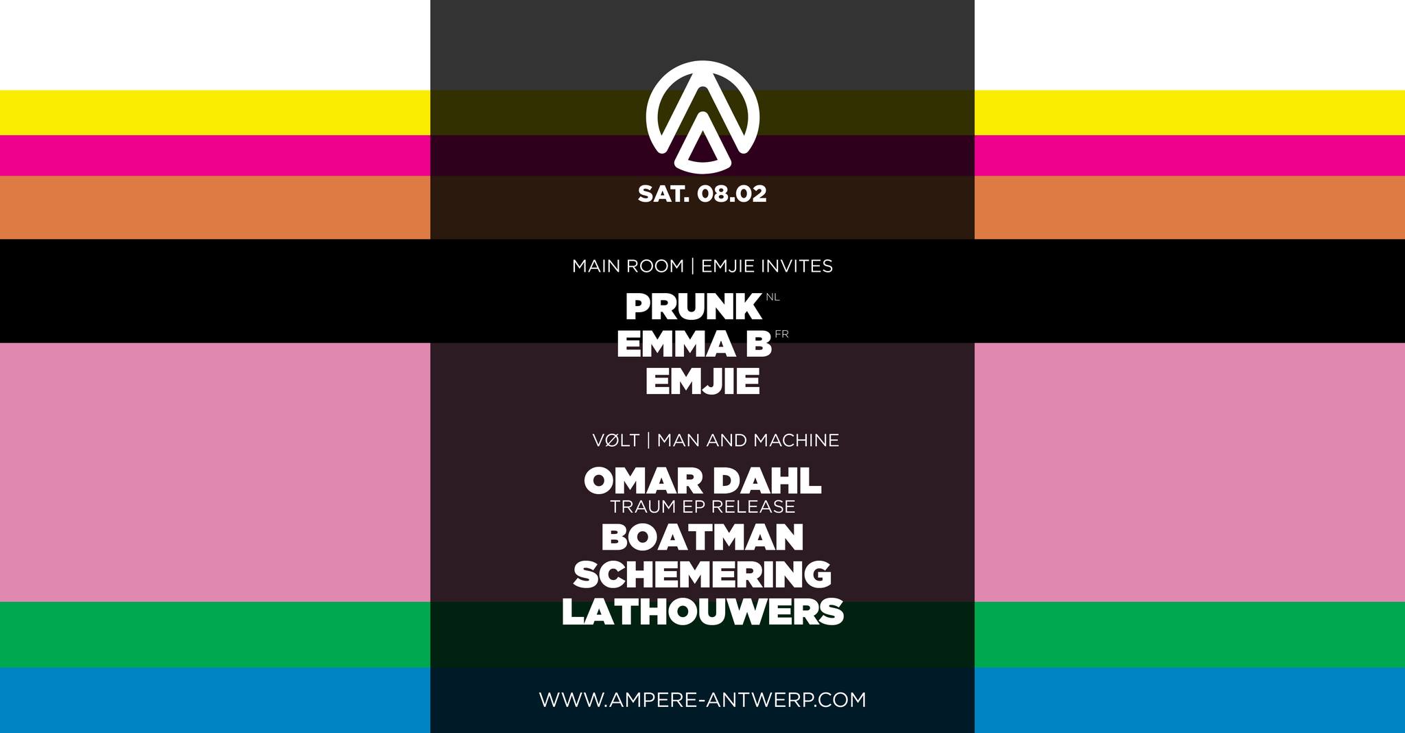 Promo van Ampere x EMJIE Invites: Prunk &amp; Emma B + Man and Machine, in opdracht van Ampere en Schemering