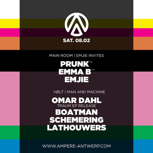 Promo van Ampere x EMJIE Invites: Prunk &amp; Emma B + Man and Machine, in opdracht van Ampere en Schemering