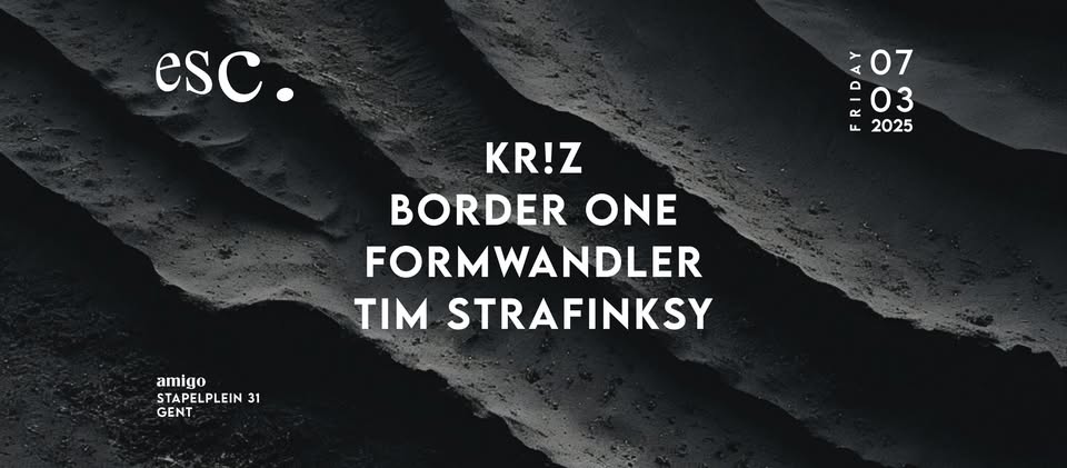 Promo van esc. w/ Kr!z and Border One, in opdracht van Esc. en Formwandler