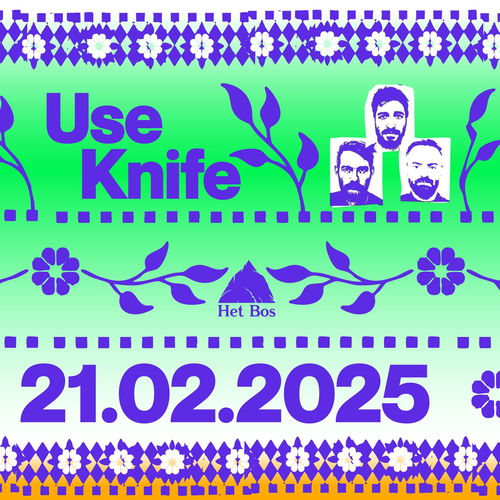 Promo van A Morphine Night: Use Knife + Zoë Mc Pherson + Rabih Beaini, in opdracht van Het Bos