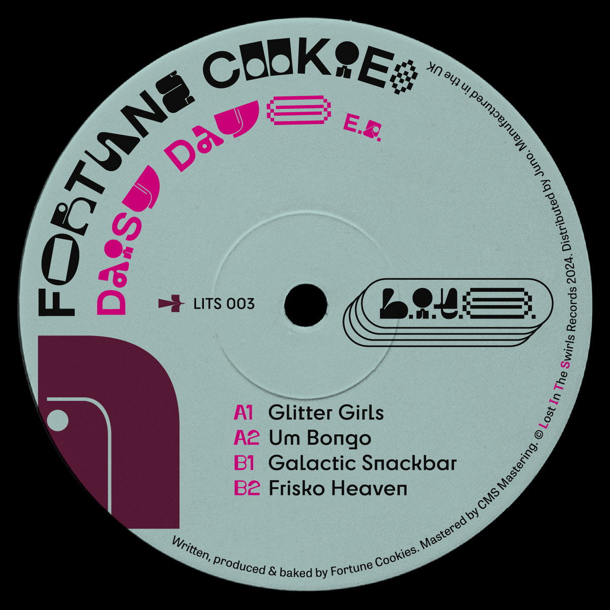 Artwork van Daisy Days EP, in opdracht van Fortune Cookies