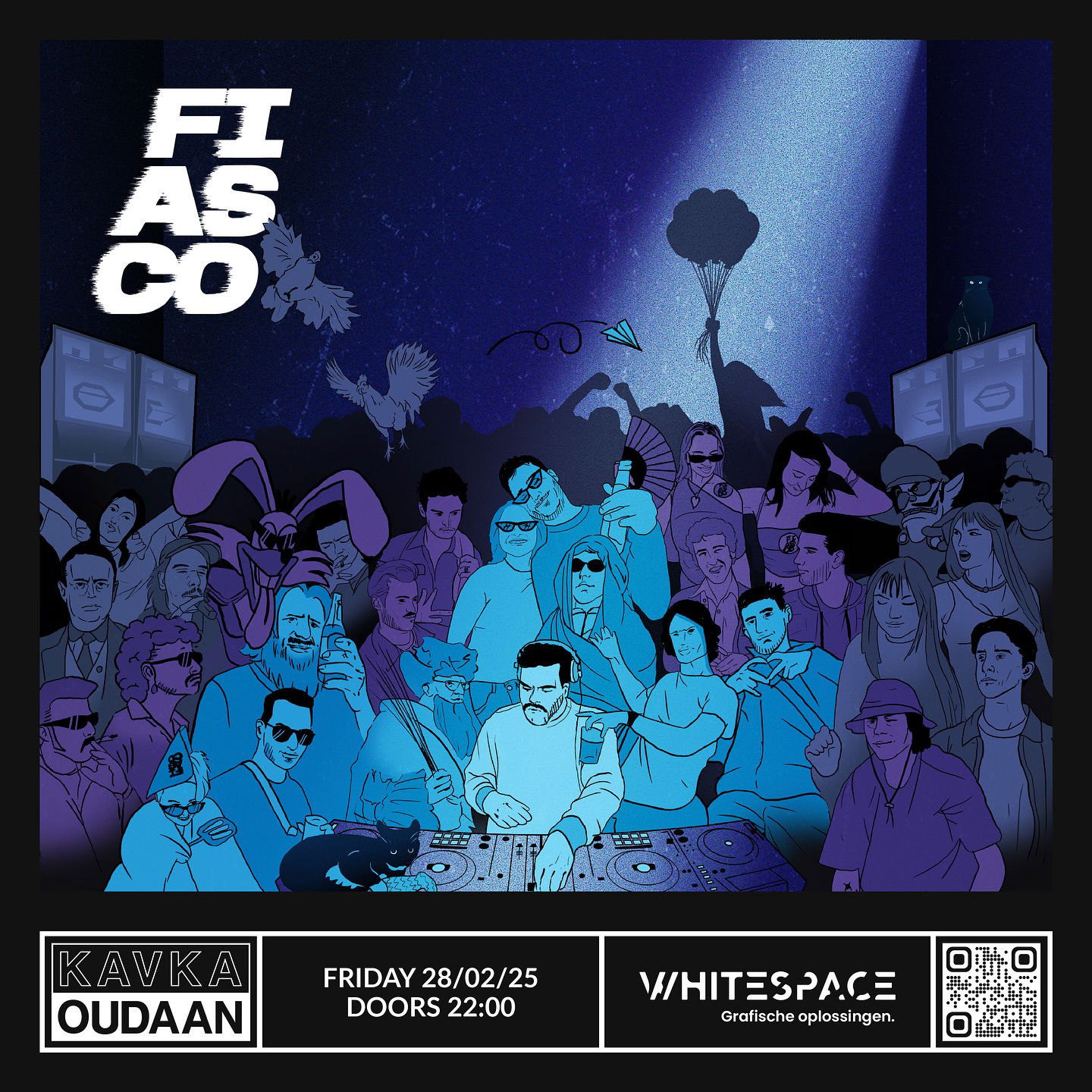 Promo van FIASCO - Kavka Oudaan, in opdracht van Fiasco Events